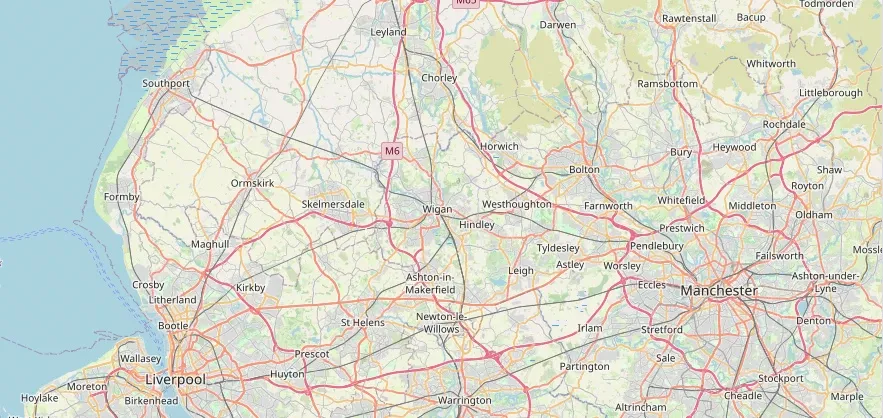 Map of the Wigan area we cover